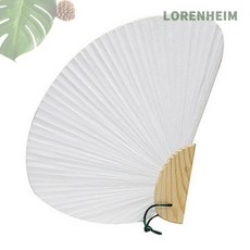 로렌하임 유니아트 조개부채 만들기 여름체험 미술활동 28.5x21cm 10개 DIY부채