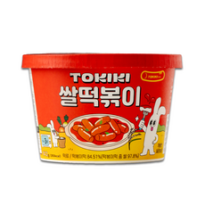 또키키 컵떡볶이 쌀떡볶이 오리지널맛, 1개, 142g