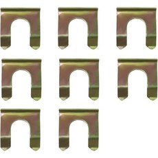딕노 8 PCS U자형 금속 브레이크 클립 자동차 오토바이 트럭 SUV용 범용 차량 호스 잠금장치11.9mm 13mm|8 Pcs, 딕노-871BL
