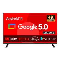 이브이 55인치 139cm UHD 스마트 구글TV 5.0 제로베젤 에너지효율 1등급, 139cm(55인치), EV550U_GLSM, 스탠드형, 고객직접설치 139cm(55인치), EV550U_GLSM, 스탠드형, 고객직접설치