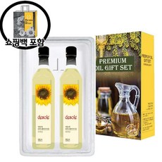 프리미엄 해바라기씨 오일2병세트 명절선물세트 azi*06244TI, 500ml