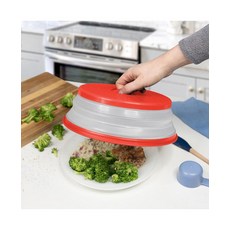 Tovolo Collapsible Microwave COVER 오버 3-Pc. SET 세트 225309, Candy Apple Red