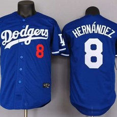 다져스 컬러풀 블루 자수 야구 셔츠 가디건