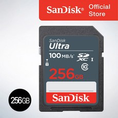 샌디스크코리아 공식인증정품 SD메모리카드 SDXC ULTRA 울트라 DUNR 256GB, 1개