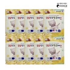 [오피스온] 이야코 코코넛 오일클레이 (코코넛오일 함유 유토), 150g, 10개