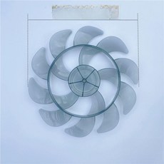 선풍기 날개 15엽 29CM 10인치 15날 250m, 12인치 15날 300mm, 기본 색상