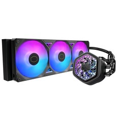 Coolermaster ML 360 ATMOS II VRM FAN ARGB 一體化CPU水冷散熱, 1個, 黑色