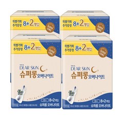 디어스킨 슈퍼롱 날개형, 오버나이트 이상, 10개입, 4개