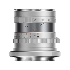 Thypoch 타이포크 Simera 35mm f 1.4 ASPH 니콘 Z마운트 수동 단렌즈 실버