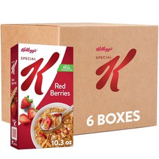 의 스페셜 K 아침 시 가족 식사 섬유 사이즈 레드 베리 3박스, 273g