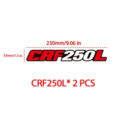호환 혼다 CRF150R CRF250L CRF300L 반사 sticke에 2pcs 오토바이 스윙 암 데 칼 스티커 그래픽 키트
