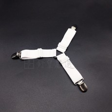 床單固定器 防滑床單扣, 白色(單條), 1個