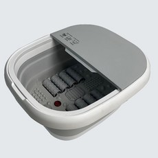貿易泡腳桶恆溫加熱衝浪按摩帶遙控器家用便攜摺疊足浴盆, 1個, 機械版國內可用110V:1個