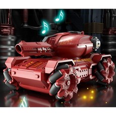 워터밤 무선조종 rc카, 레드, 1개