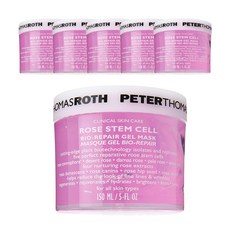 피터토마스로스 로즈 스템 셀 바이로-리페어 젤 마스크, 6개, 150ml, 1개입