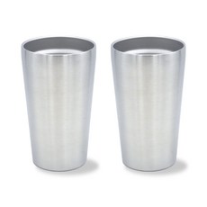 온리쿠 스텐 진공 이중컵, 2개, 430ml