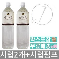 동서 리치스 슈가시럽 1.5LX1+펌프X1[카페시럽][설탕시럽][시럽][커피시럽], 1개, 1.5L