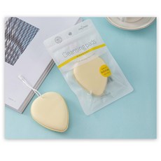 Jane&Jeanne 洗臉海綿 卸妝清潔兩用 柔軟親膚 遇水膨脹 附掛繩設計 1入, 1個, 掛繩洗臉海綿1入