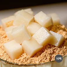 무궁화푸드 찹쌀 사각 빙수떡 140g 팥빙수 찰떡 여름 빙수토핑, 10개