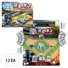 바니랜드 프로야구 보드게임, 혼합색상, 12개