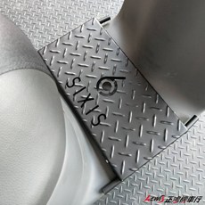 SIXIS 腳踏板 止滑踏墊, 白鐵,GOGORO2, 1個