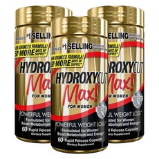 Hydroxycut Max女性生物素膠原蛋白速釋膠囊, 60顆, 3盒