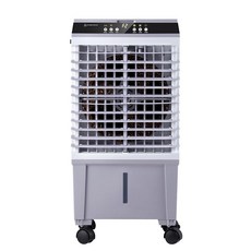 AKIRES Swamp 쿨러 3-IN-1 증발식 에어 2026 업그레이드 구리 모터 18.9L(5.0갤런) 물 탱크 아이스 팩 6개 12시간 타이머 실내 실외 침실, AKIRES Swamp 쿨러, 3-IN-1 증발식 에어