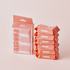프릴리 여성청결티슈 미니 10매 6팩, 6개, 20g