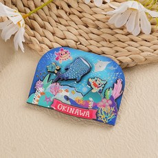 일본 세계여행 냉장고 자석 관광지 도쿄 마그네틱 인테리어 홋카이도 오사카 오키나와, 42. 오키나와츄라우미