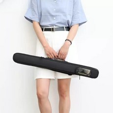 당구큐케이스 큐대 휴대용 가방 개인큐 큐가방, 블랙 2개수납 60cm