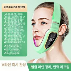브이라인 LED 광자 진동, 프레시그린 얼음 12단계 완화 빠른, 기본 모델명/품번