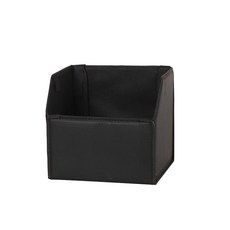 자동차 트렁크 수납함 차량 내부 장식용 실용적인 정리함 방수 가죽 접이식 비즈니스 스타일, 뚜껑 없는 상자, 대형 66*31*29, 1개