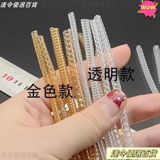 桃園熱賣 戒指手鐲調節器 包金手鐲防磕碰保護套 防刮損 透明隱形 戒指大小調節器 金色纏繞圈, 1個, 透明色送【接頭固定膜】,粗扁（1CM）不適合戒指