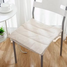 방수 일식 식탁방석 린넨 의자방석 거실 애견 의자 니뜰리히, 50x50 / 베이지 / 미끄럼방지