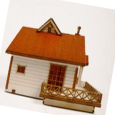 끄니스토어 전원주택B DIY미니어쳐 우드토이