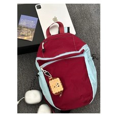 輕量化戶外休閒旅行徒步登山騎行雙肩包 男女同款書包, 紫色,無規格