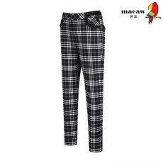 (여성)체크 패턴 디자인 팬츠_MMW3LP04