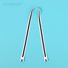 오스틴샵 똑딱이 마스크 스트랩 화이트블랙 여성마스크줄