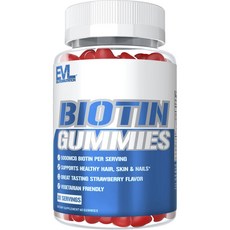 EVLUTIONNUTRITION 維生素B7軟糖, 60顆, 1罐