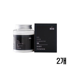 BAS 미니 플러스 차량용탈취제 베이비 파우더, 160g, 2개