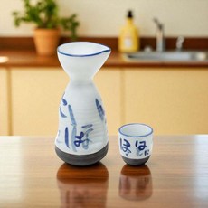 일식 독구리 소주잔 (글자) 블링 도자기 다용도 그릇 접시 업소용, 일식소주잔, 1개