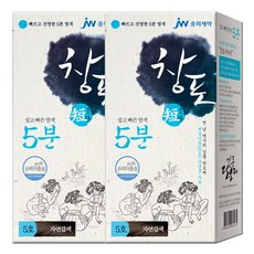 JW중외제약 창포단 염색제, 5호 자연갈색, 2개