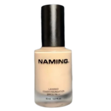 네이밍 레이어드 커버 파운데이션 밀착파데 맑은커버, 17Y, 1개