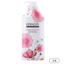 케라시스 러블리 앤 로맨틱 퍼퓸 린스, 6개, 980ml