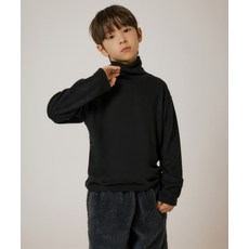 스탠다드 키즈 STANDARD KIDS MUSINSA [힛탠다드] 기모 릴렉스드 터틀 넥 긴소매 티셔츠 [블랙] MKCTLBZ01-BK 591082