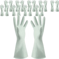 Shutata 두꺼운 가정용 라텍스장갑, 2개, 대(L), 5개입, 모란디 그레이