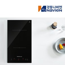경동 나비엔매직 2구 인덕션(하이라이트) 매립형 쿡탑 전기레인지 타공사이즈 490x265, 빌트인, CEI150-02B2N_인덕션