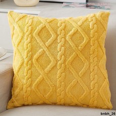 台灣出貨 抱枕【絎縫工藝精湛】ins風純色毛絨網紅靠枕 50x50客廳沙發正方形含芯靠墊, TF拿鐵咖,50*50（不含芯）