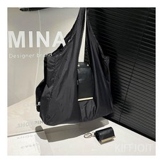 세비아숲 예쁜 열쇠고리 수납 접이식 대용량 가방, 블랙