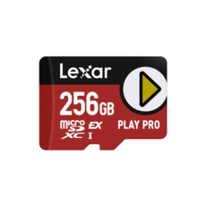 Lexar雷克沙 PLAY PRO microSD Express 記憶卡 高速傳輸 防水耐用, 1個, 256GB